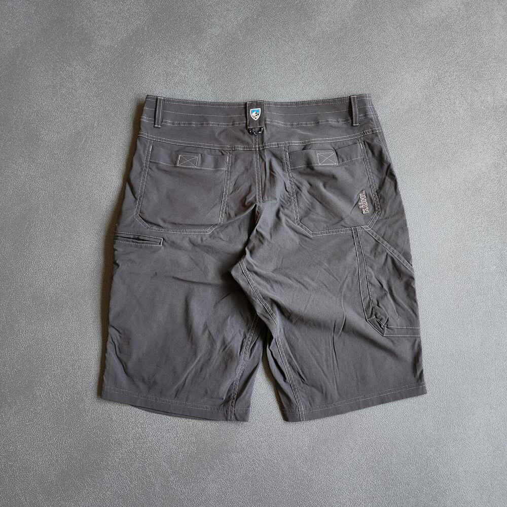 Kuhl Renegade Cargo Hiking Dark Grey Outdoors Nylon Shorts 34
